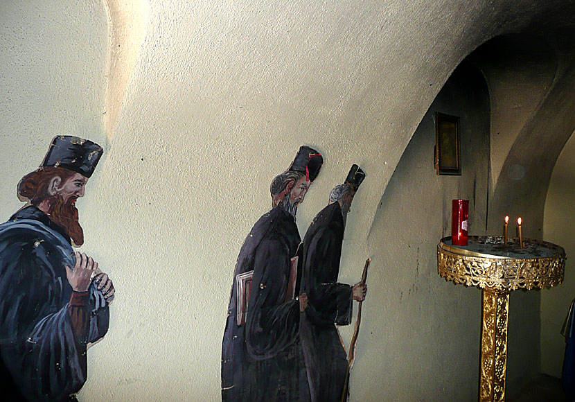 Rövarnas visa med KSMB i en kyrka på Chios i Grekland tillsammans med Kasper och Jesper och Jonatan.