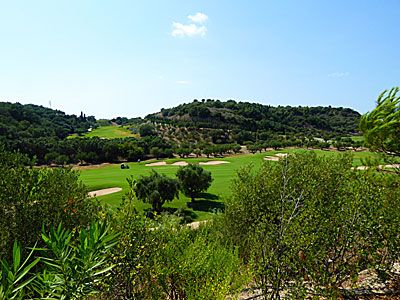 Spela golf i Grekland. Kalimera.