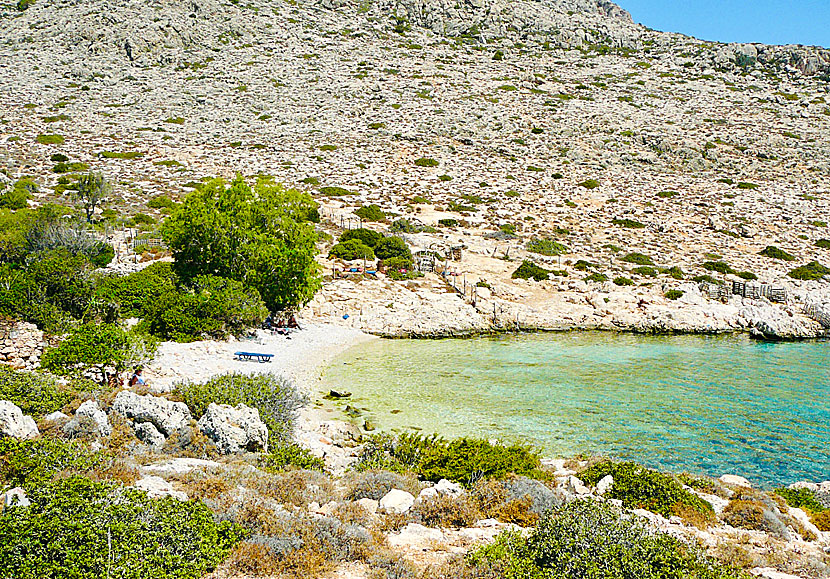 Kania beach. Chalki.