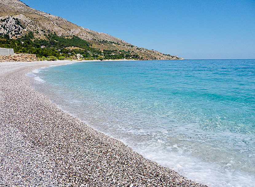 Giosonas beach på Chios.