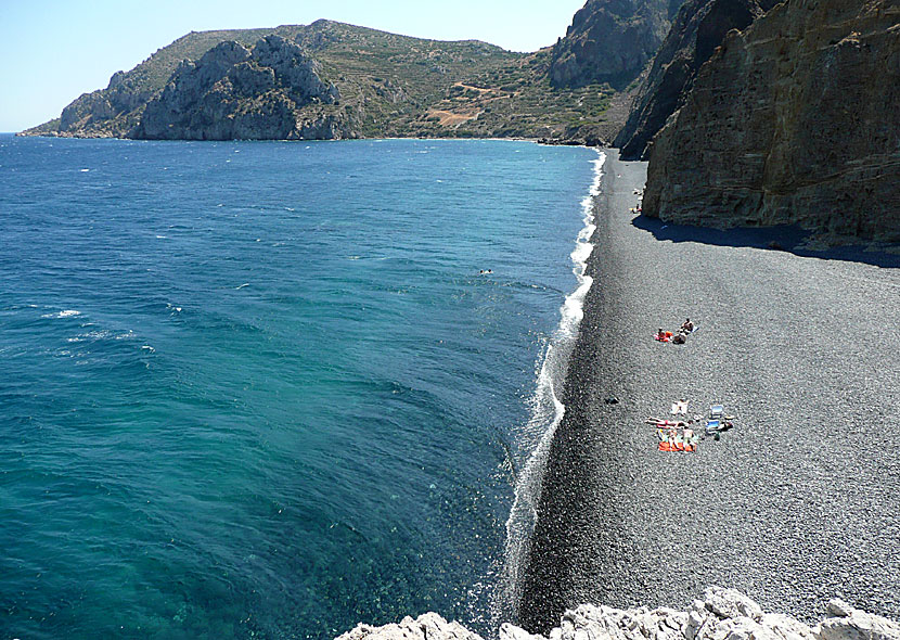 Mavra Volia beach på Chios