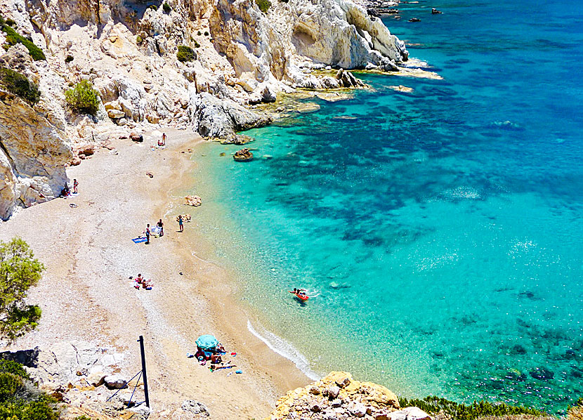 Vroulidia beach på Chios.