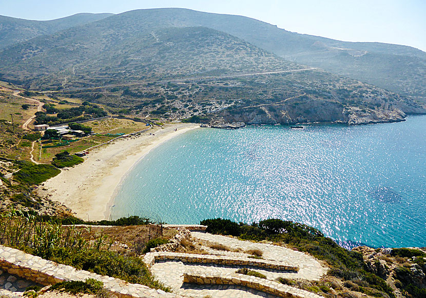 Stigen till Kedros beach på Donoussa.