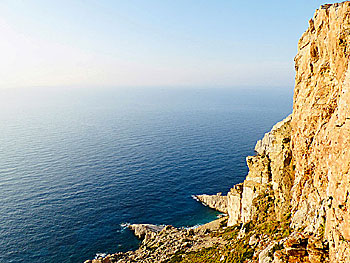 Chrisospilia Cave på Folegandros. 