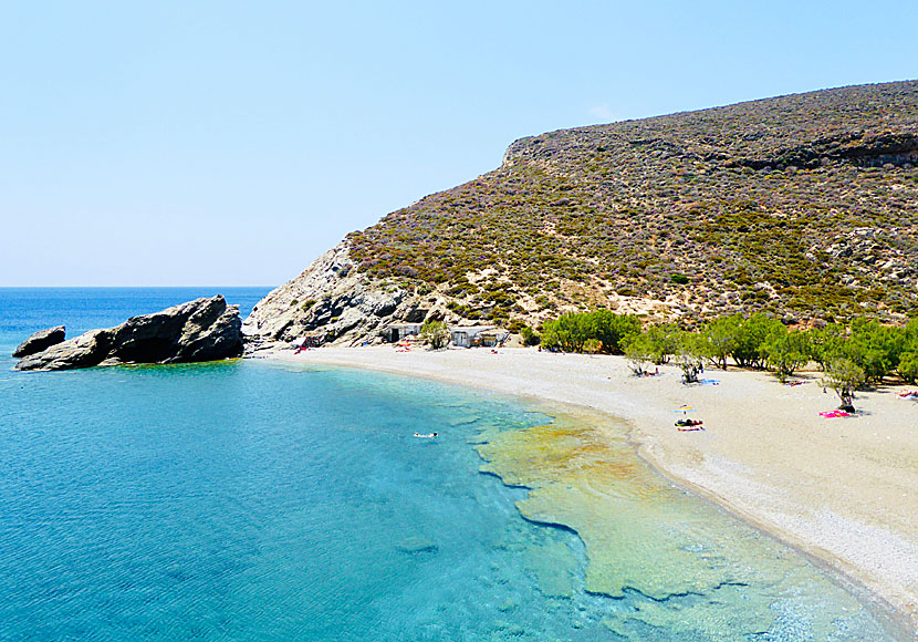 Agios Nikolaos nudist beach på Folegandros.