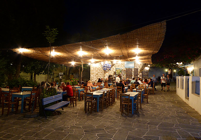 Nikos Taverna i Chora på Folegandros.