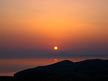Solnedgången på Folegandros. 