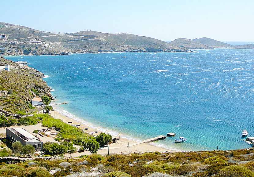 Psili Ammos beach på Fourni.