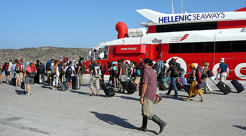 Katamaran i Katapola. Amorgos.