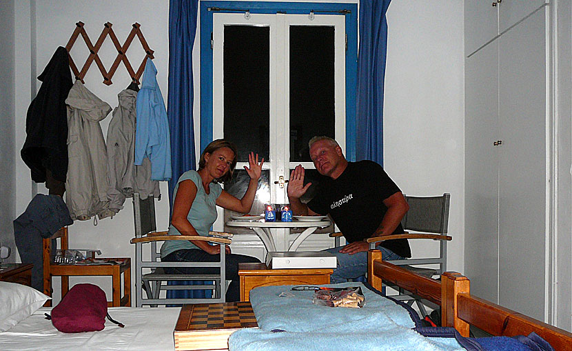 Pizza. Katapola. Amorgos.