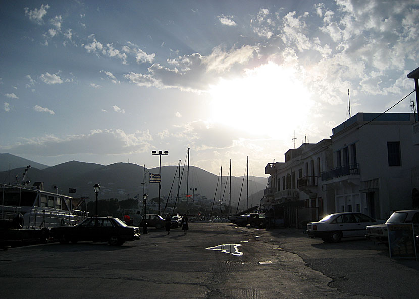 Blåsigt med storm på Amorgos.