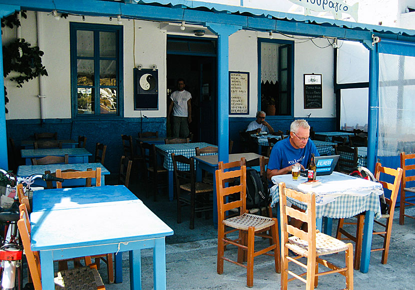 Taverna Mouragio i Katapola på Amorgos.