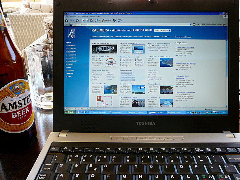 Kalimera Janne bloggar på bloggen Blogga Mera från ön Ithaka i Joniska övärlden.