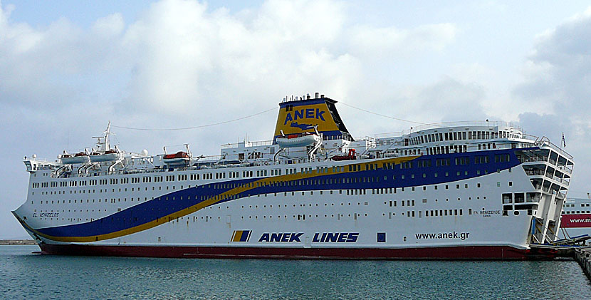 Ferry F/B El.Venizelos in Greece.