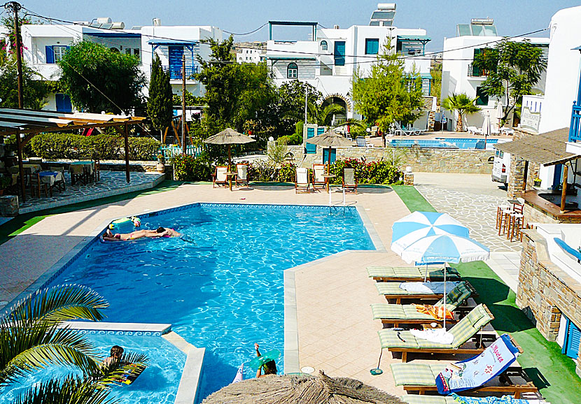 Hotel Agios Prokopios på Naxos.
