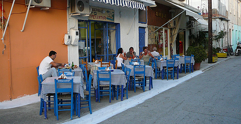 Taverna i Vathy på Ithaka.