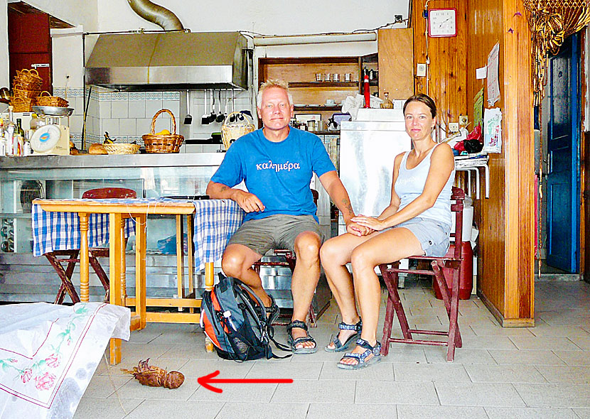 Äta färsk hummer och andra skaldjur på restaurangerna i Megisti på Kastellorizo. 