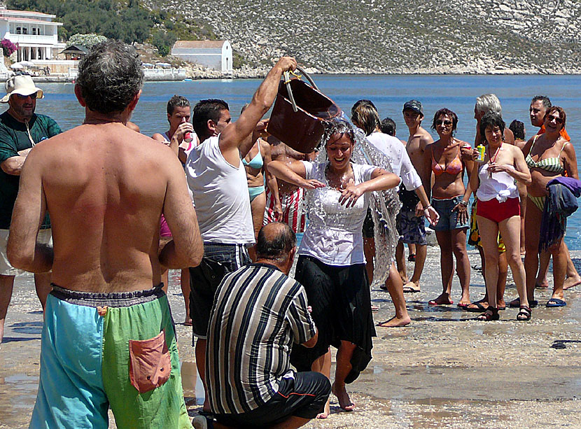 Water festival 19 of July. Kastellorizo.