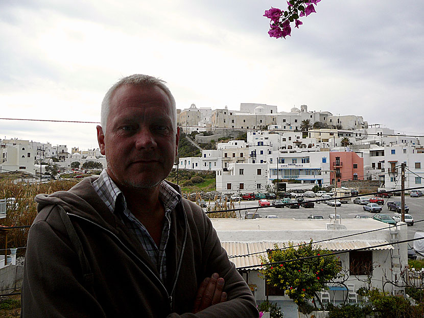 Klippa håret på Naxos i Grekland.