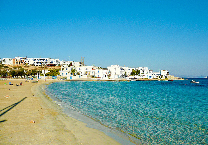 Hamnstranden på Koufonissi.