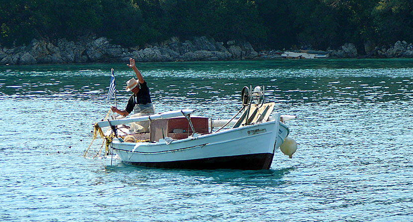 Fiskare på Lefkas.