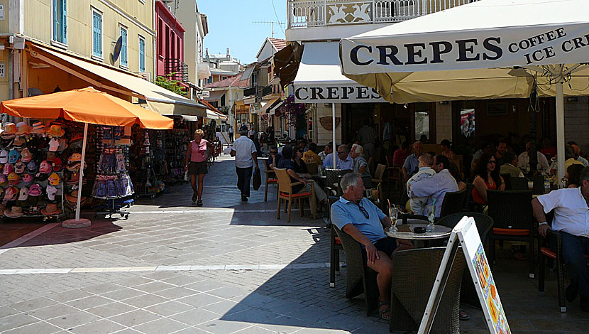 Lefkas stad.