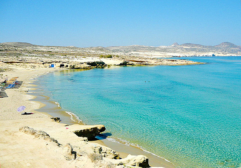 Mitakas beach. Milos.