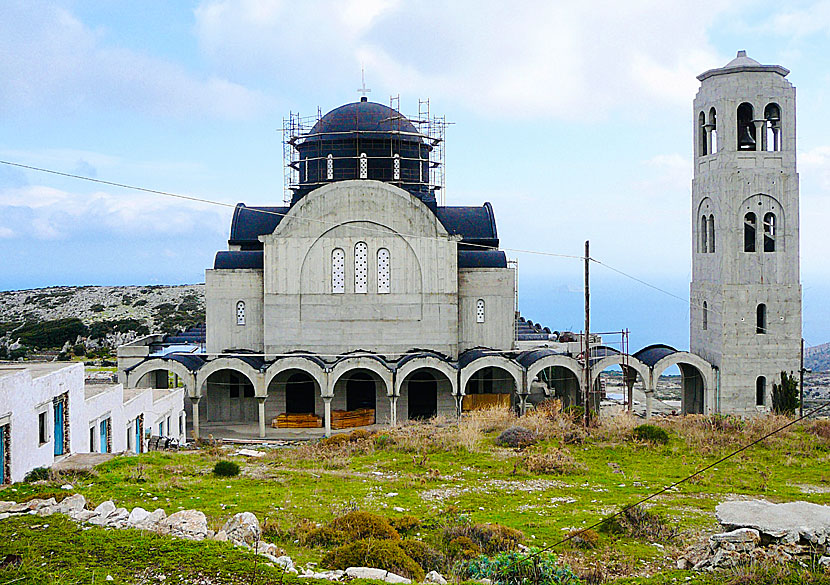 Monastery Panagia Argokoiliotisa på norra Naxos