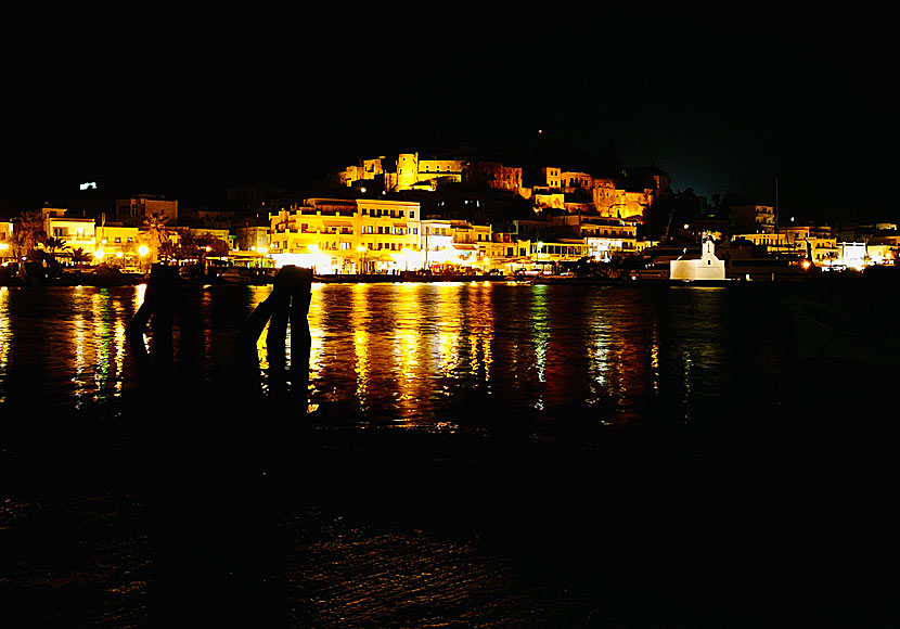 Kastro i Naxos gamla stad.