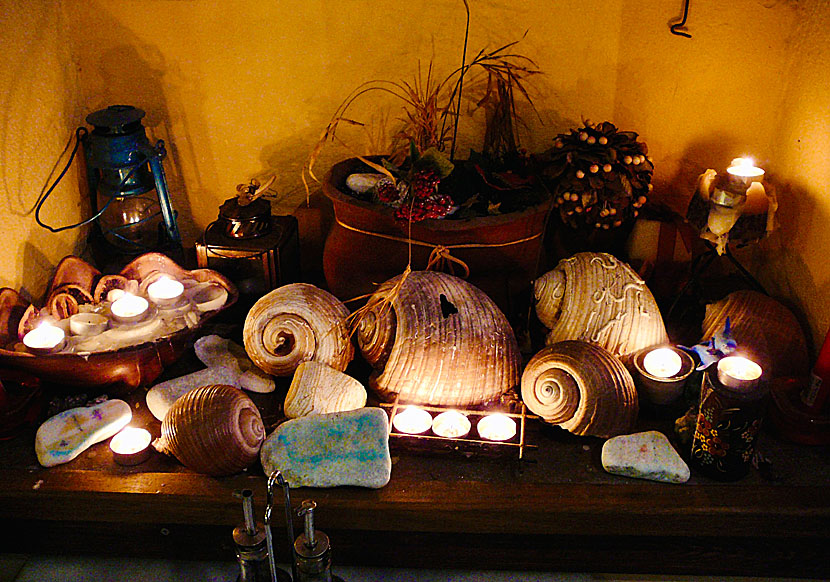 Restaurant Metaxi Mas i Naxos old town.