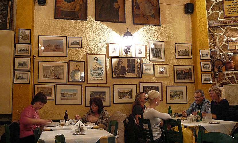 Taverna Psirri är en av de bättre restaurangerna i Aten.