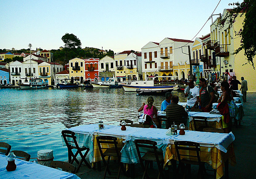 Restaurant Athena i Megisti.