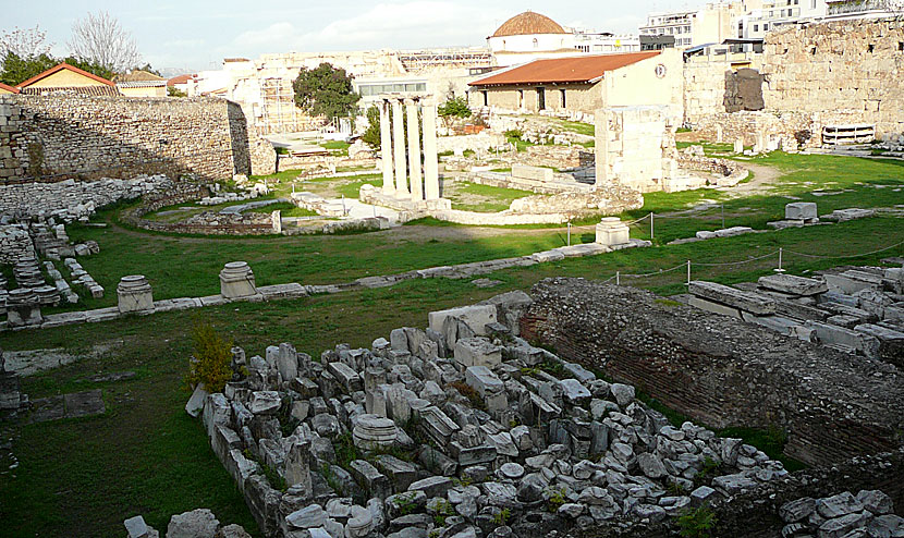 Den Romerska agoran i Aten.