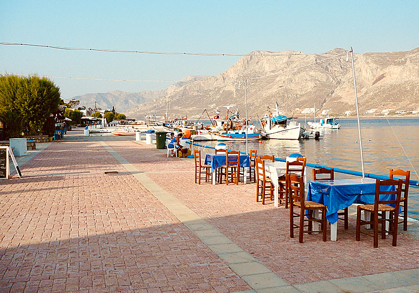 Fiskrestaurangen Barba Stathis är en av de bästa tavernorna på Telendos och Kalymnos.