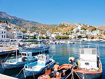 Byn Agios Kirikos på Ikaria.