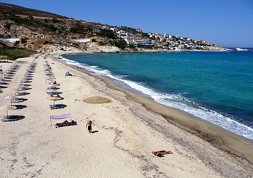 Livadi beach i Armenistis är Ikarias bästa strand.