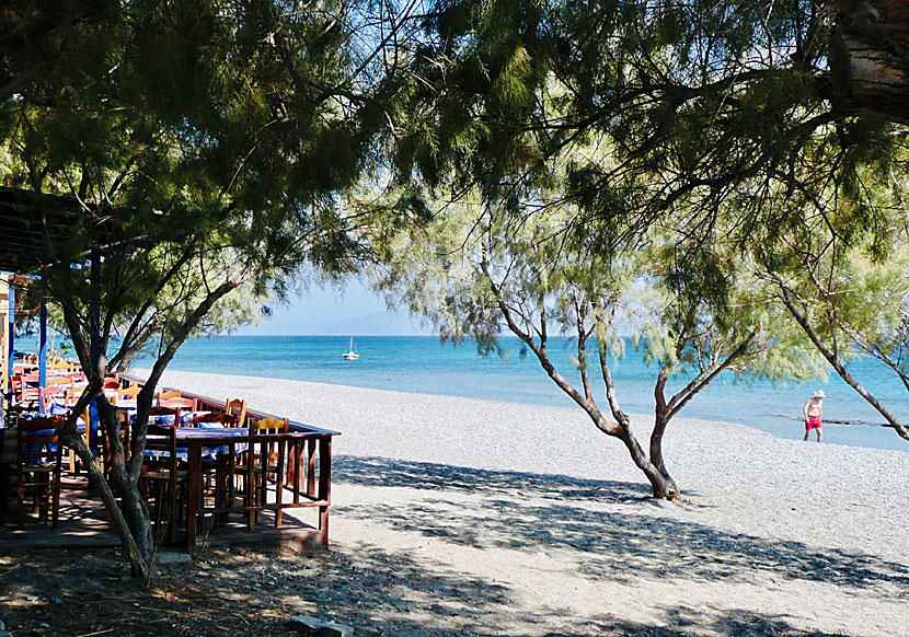 Faros beach på Ikaria.