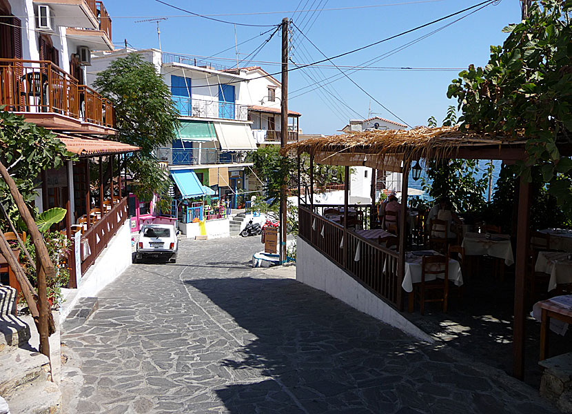 Taverna Paskalia i Armenistis på Ikaria.