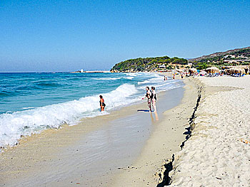 Messakti beach på Ikaria.