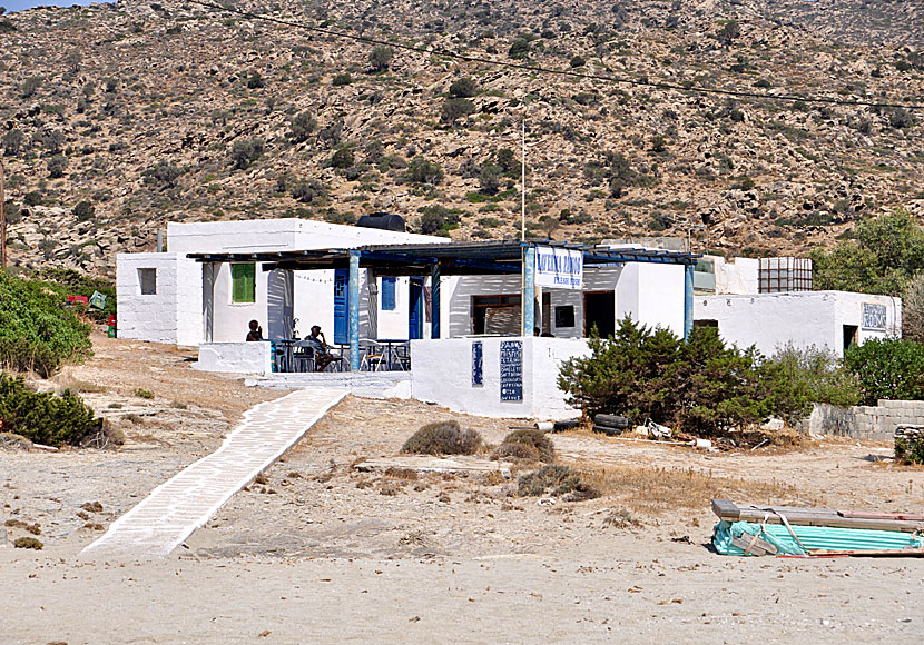 Taverna Panos på Manganari beach.