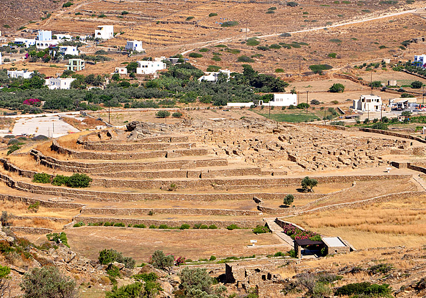 Missa inte utgrävningarna i Skarkos när du reser till Ios i Grekland.