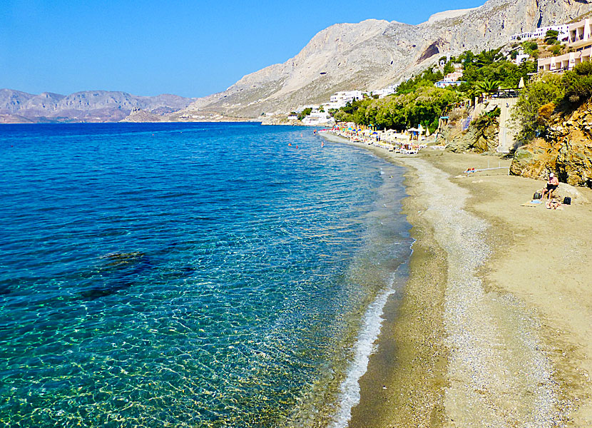 Massouri beach på Kalymnos.