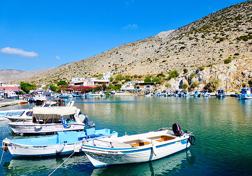 Rina i Vathydalen på Kalymnos.