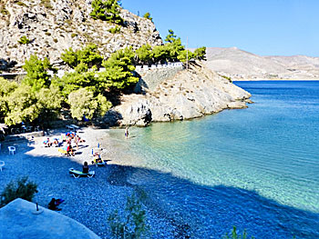 Gefyra beach på Kalymnos.