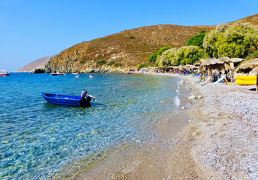 Kalamies Exotic Pirate beach på Kalymnos.