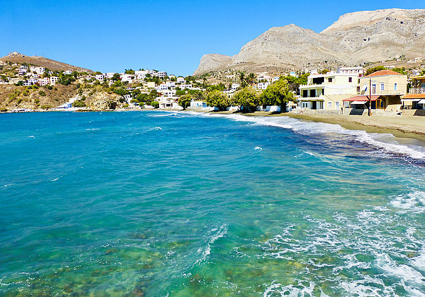 Kantouni beach på Kalymnos i Grekland.