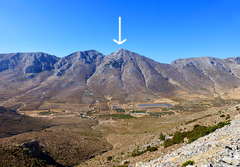 Profitis Elias är Kalymnos högsta berg och ligger i Vathydalen. 