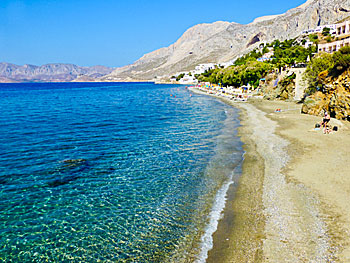 Massouri beach på Kalymnos.
