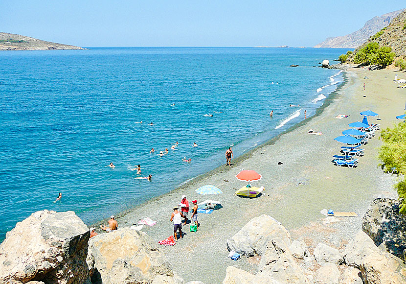 Kalymnos bästa stränder. Platys Gialos beach.  