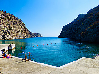 Rina beach på Kalymnos.